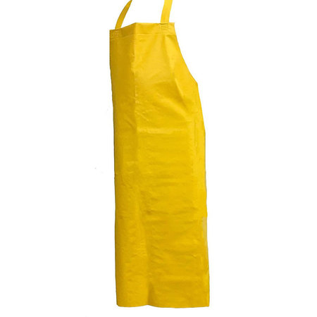 Kleen Chef PVC General Use Polyester Apron, Yellow, Large BLKC-ES-PVC-AP1Y